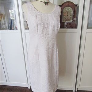 Talbots NWT White Cotton blend Sheath Dress